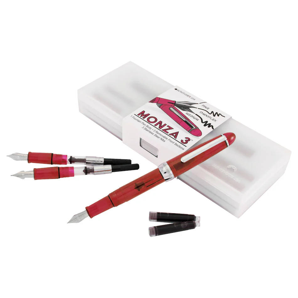 Monteverde Monza 3 Fountain Pen Red
