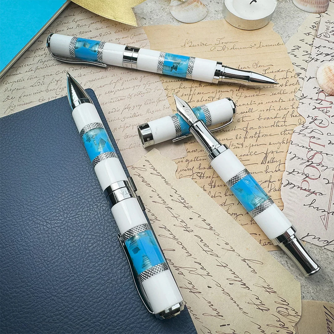 Monteverde Regatta Sport Fountain Pen Santorini Blue - Image 2