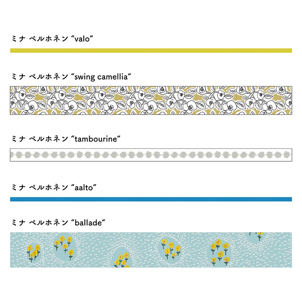 mt Washi Masking Tape - Assorted - 100th Anniversary Sets Mina Perhonen - Image 2