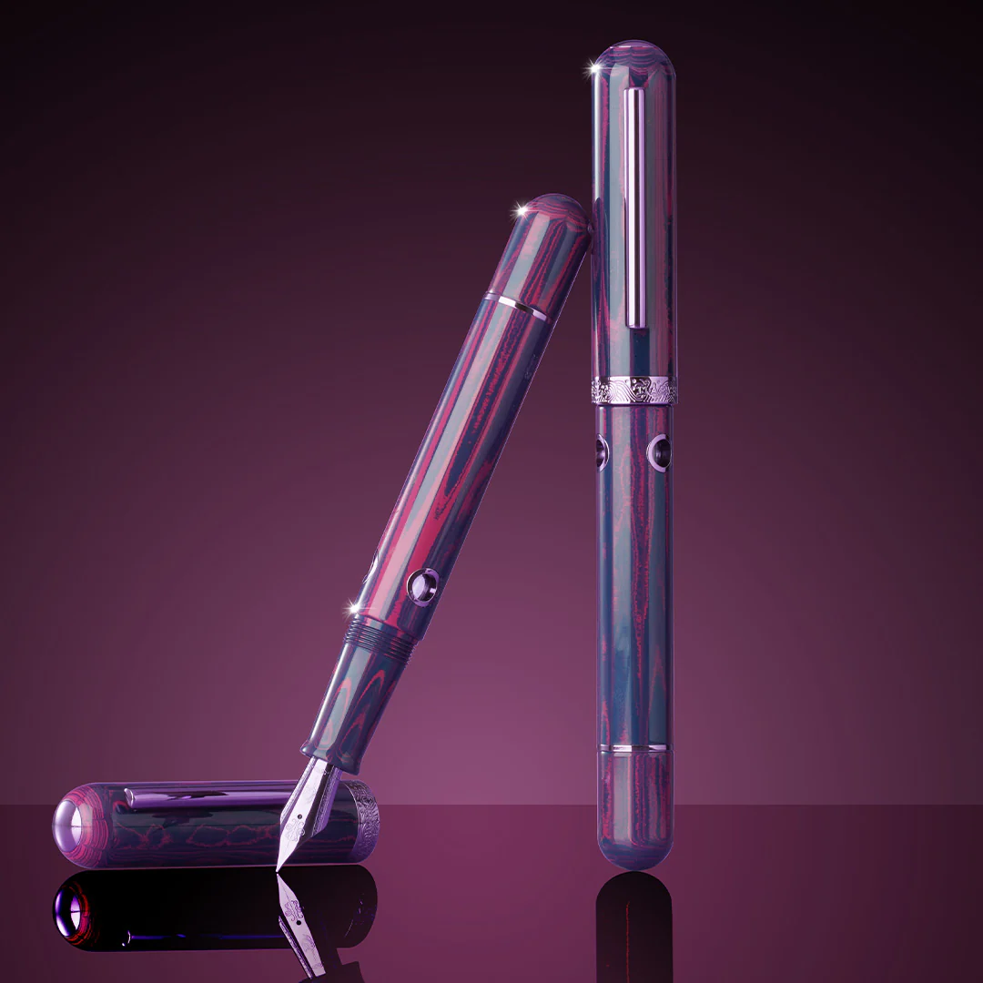 Nahvalur Nautilus Fountain Pen Anthias Violet - Image 2