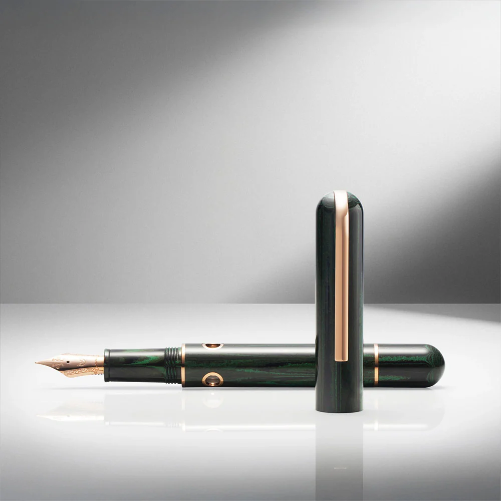 Nahvalur Nautilus Fountain Pen Chelonia Green - Image 3