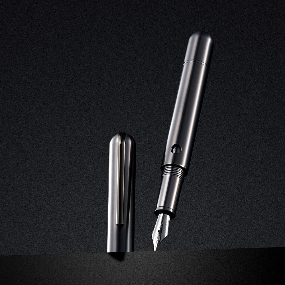 Nahvalur Nautilus Ti Fountain Pen Black - Image 3