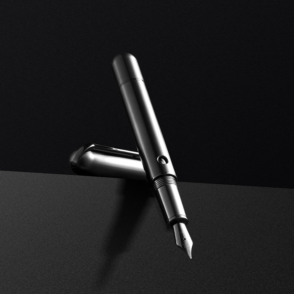 Nahvalur Nautilus Ti Fountain Pen Black - Image 4