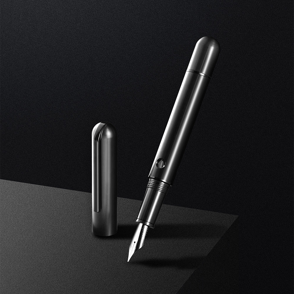 Nahvalur Nautilus Ti Fountain Pen Black - Image 5