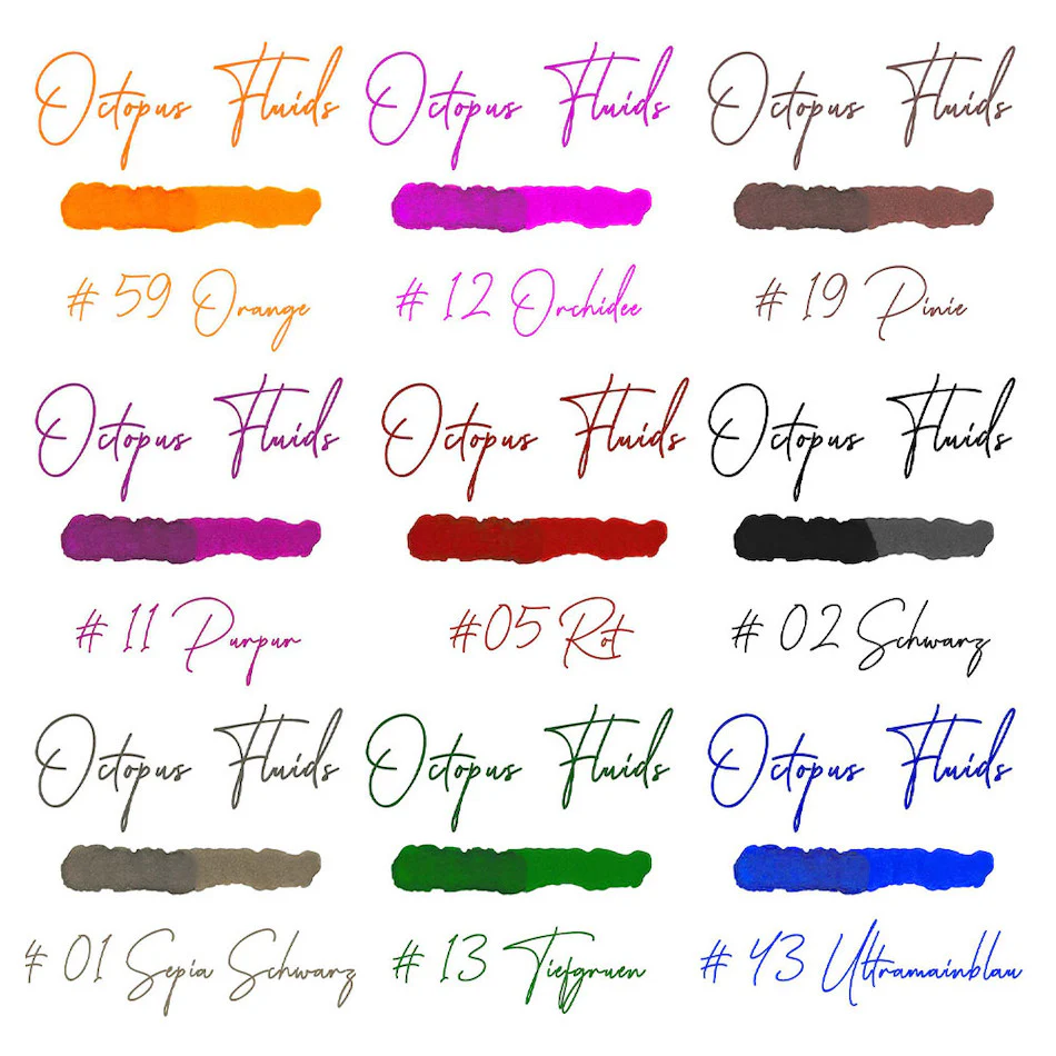 Octopus Fountain Pen Ink 30ml - Image 3