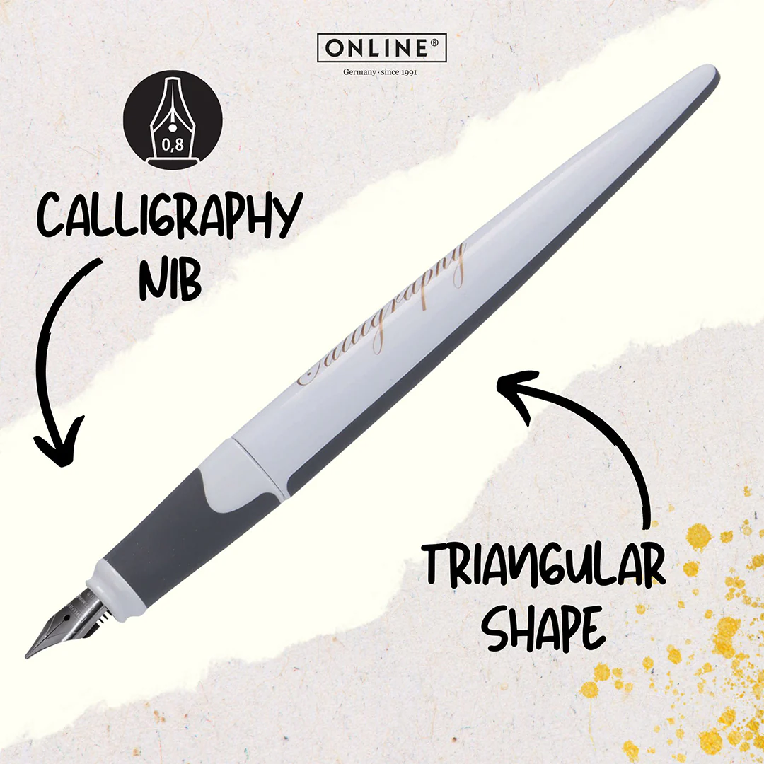 ONLINE Air Calligraphy fountain pen White Rose - Image 2
