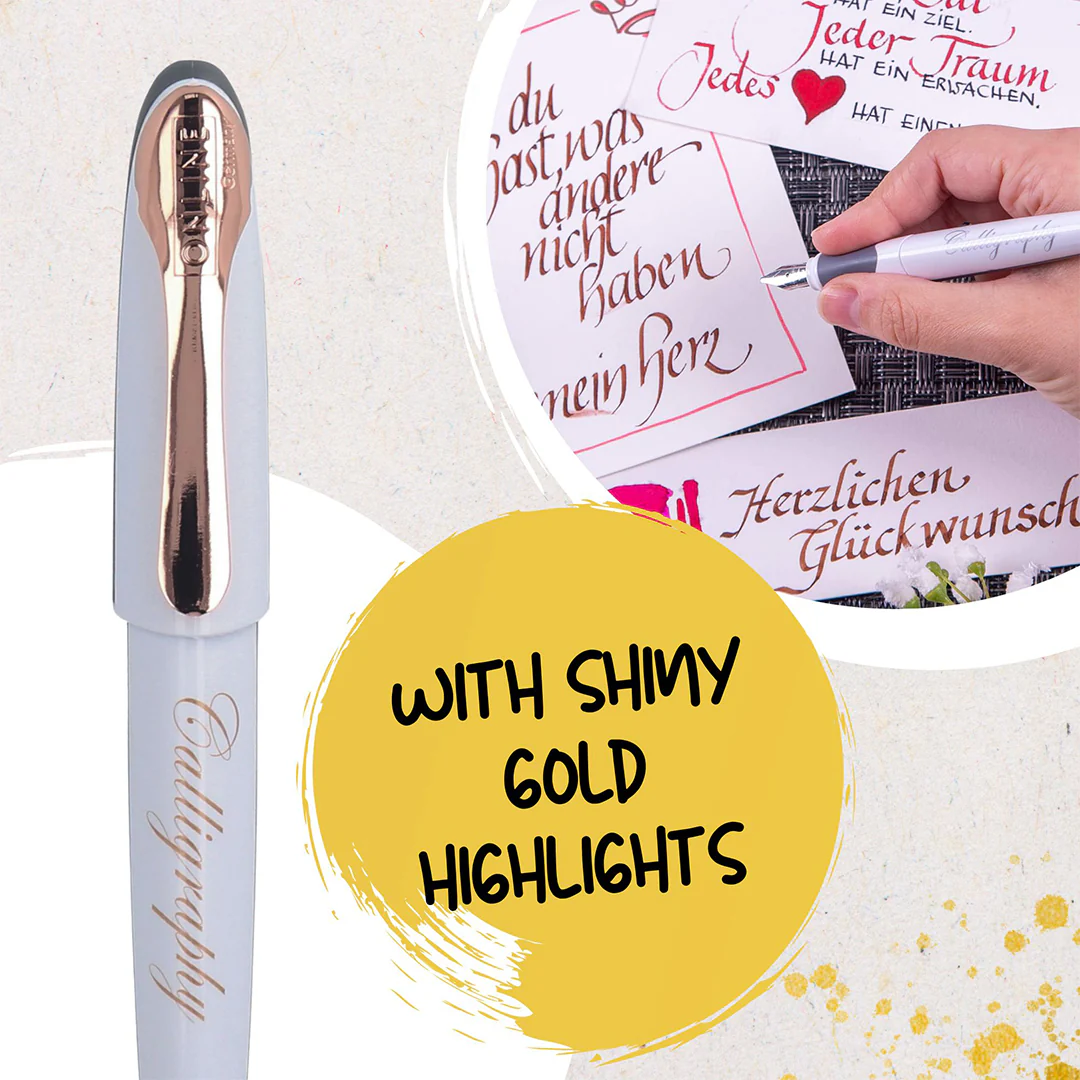 ONLINE Air Calligraphy fountain pen White Rose - Image 3