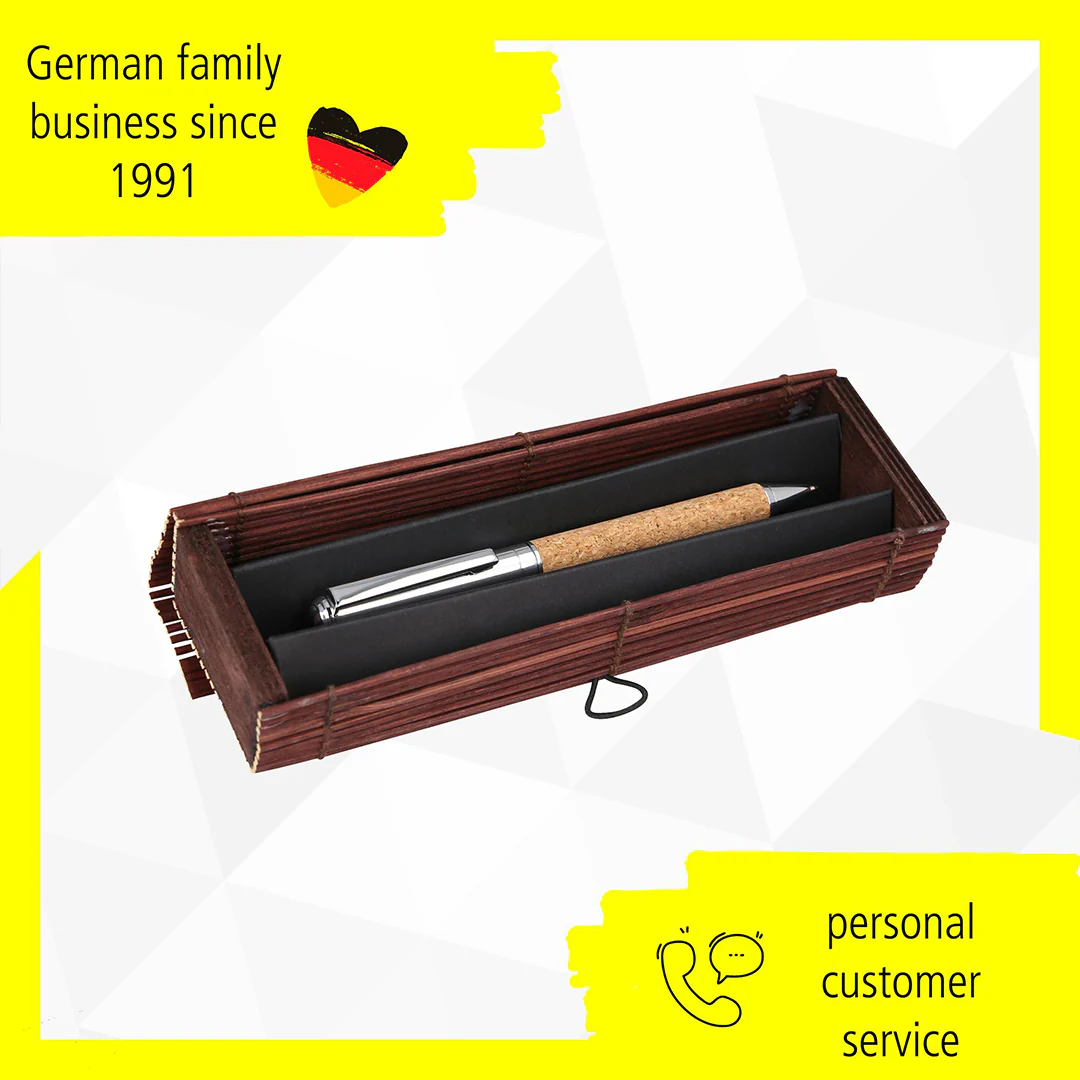 ONLINE Ballpen Cork in Bamboo box - Image 3