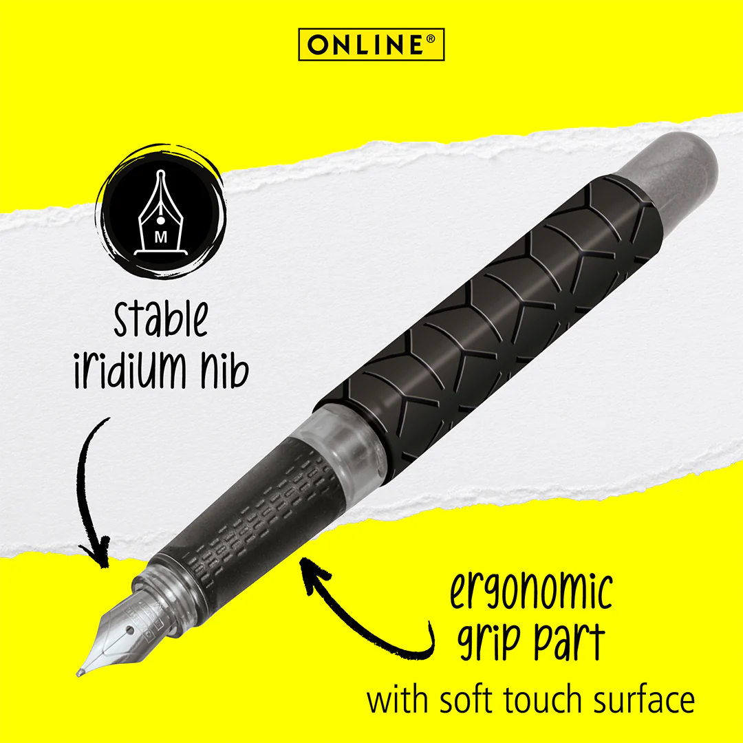 ONLINE College Fountain Pen Black Style - Image 2