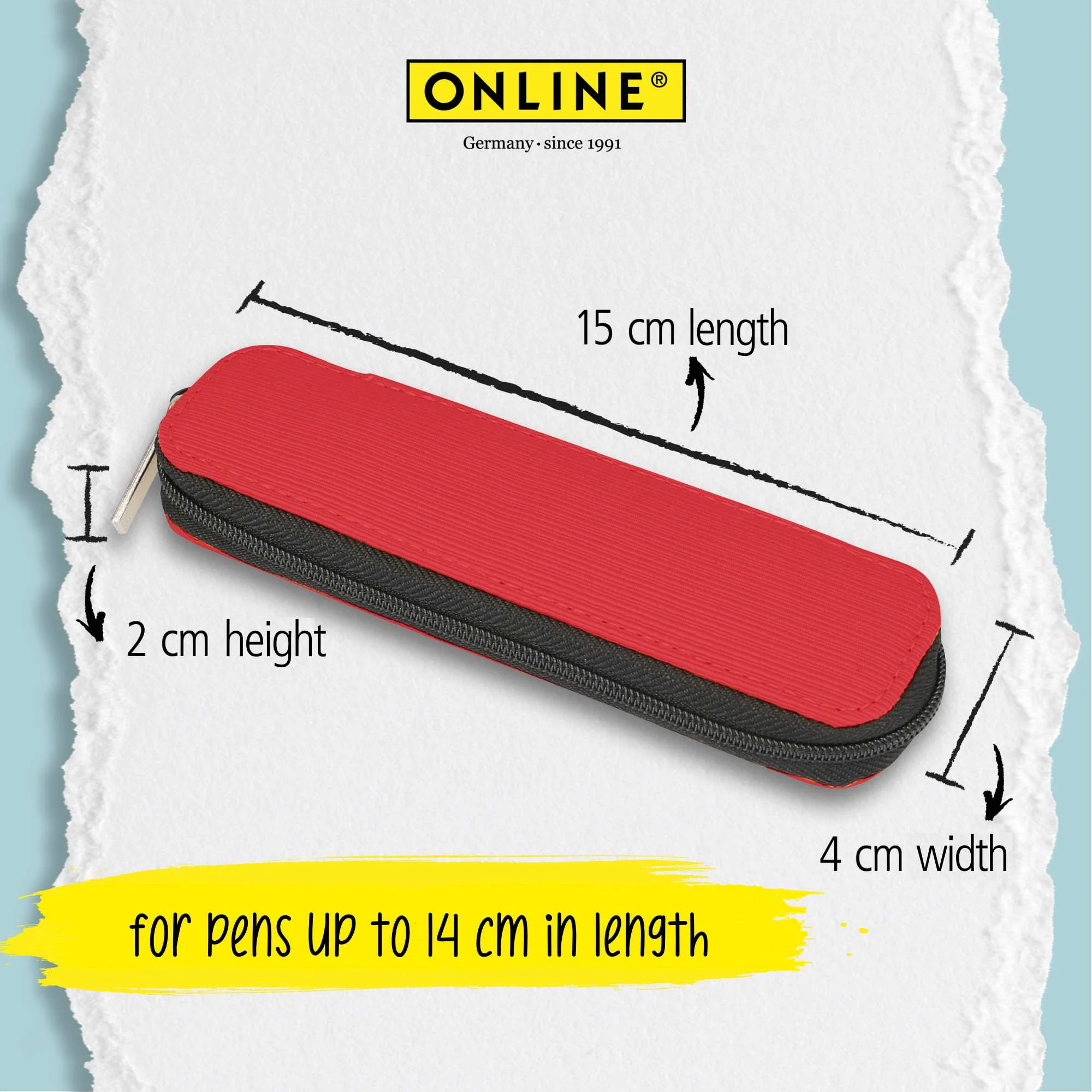 ONLINE Eleganza Notebook Ballpoint and Case Writing Set Red - Image 2