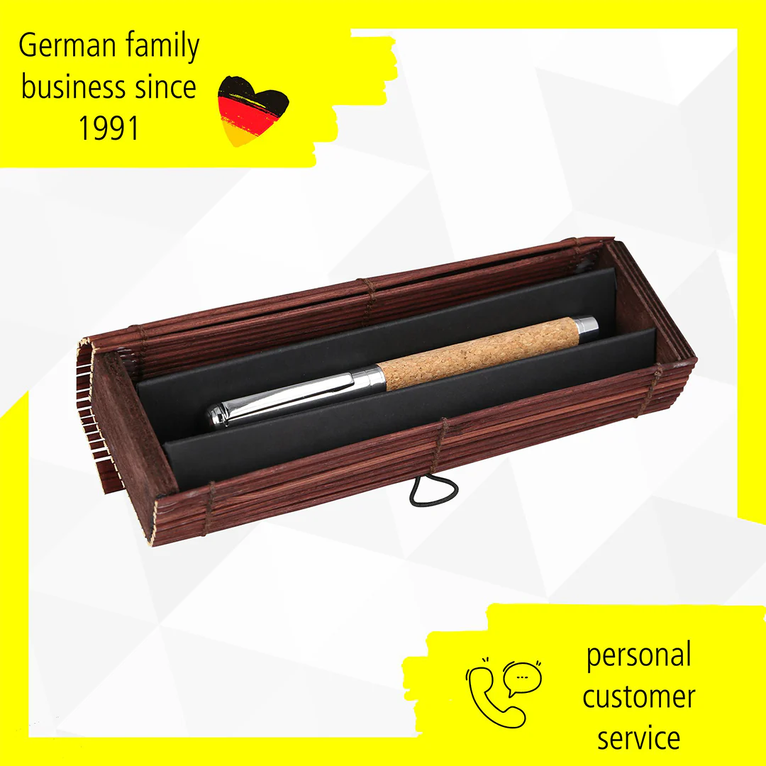 ONLINE Rollerball Pen Cork in Bamboo box - Image 4