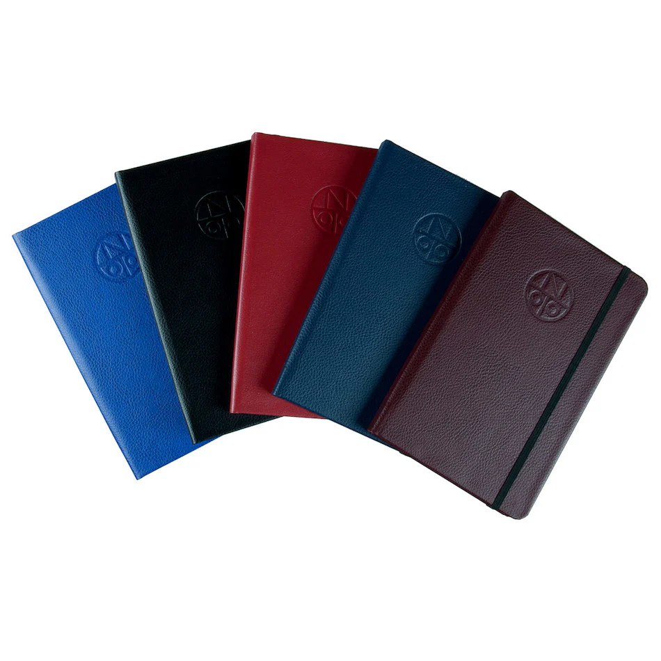 Onoto A5 Leather Notebook Royal Blue - Image 2