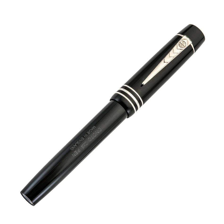 Onoto Magna Classic Fountain Pen Black Plain - Image 2