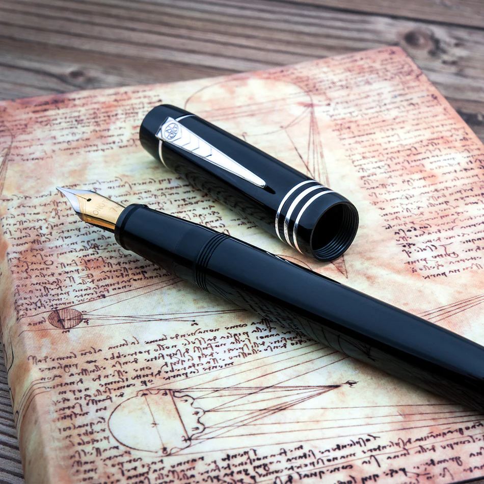 Onoto Magna Classic Fountain Pen Black Plain - Image 4