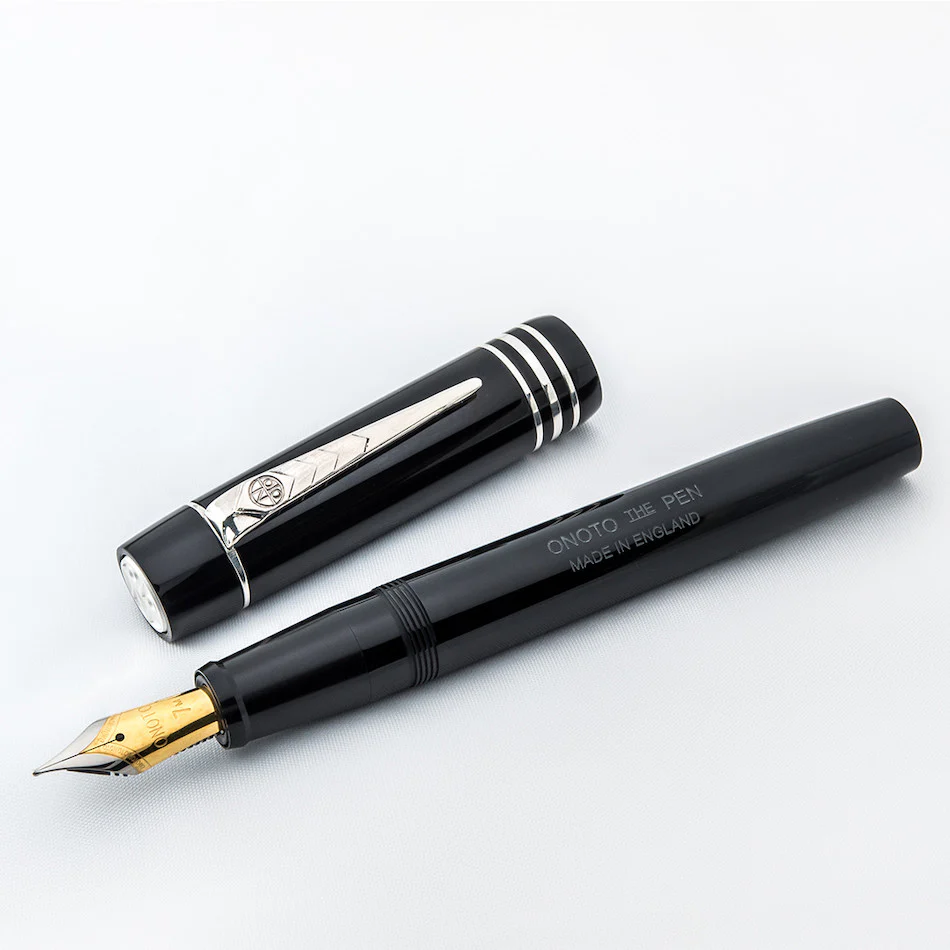 Onoto Magna Classic Fountain Pen Black Plain - Image 5