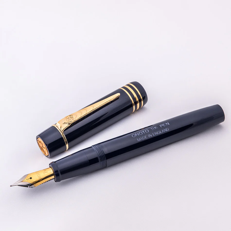 Onoto Magna Classic Fountain Pen Blue Plain - Image 3