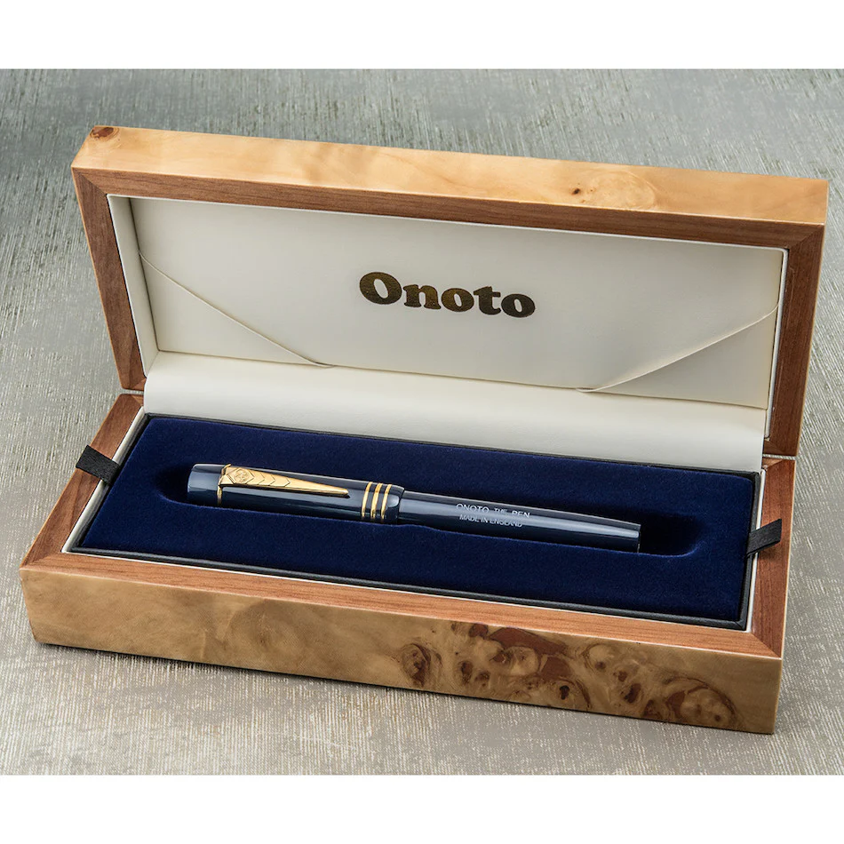 Onoto Magna Classic Fountain Pen Blue Plain - Image 4