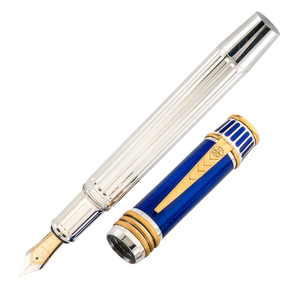 Onoto Nelson Fountain Pen Sterling Silver Limited Edition