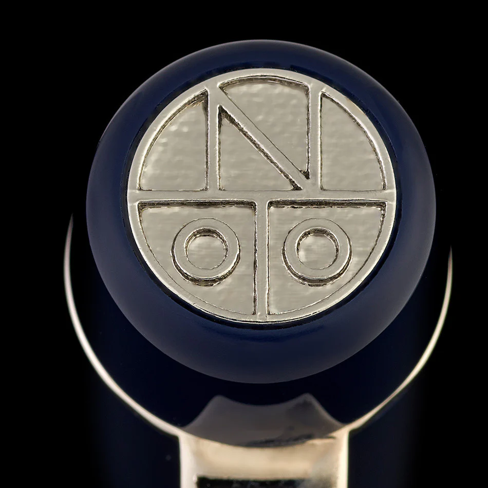 Onoto Scholar Fountain Pen Blue with Silver Trim - Image 3