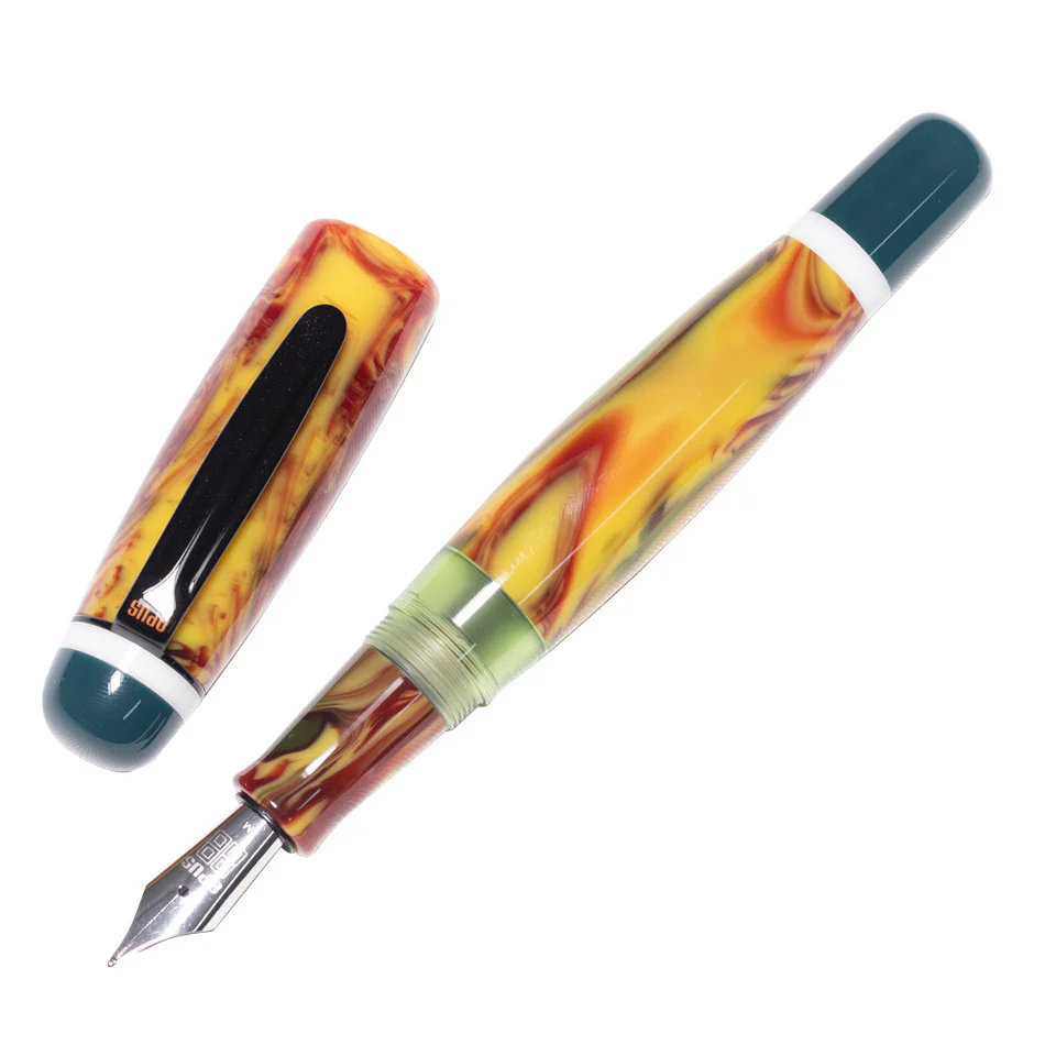 Opus 88 Bela Eye Dropper Fountain Pen Green