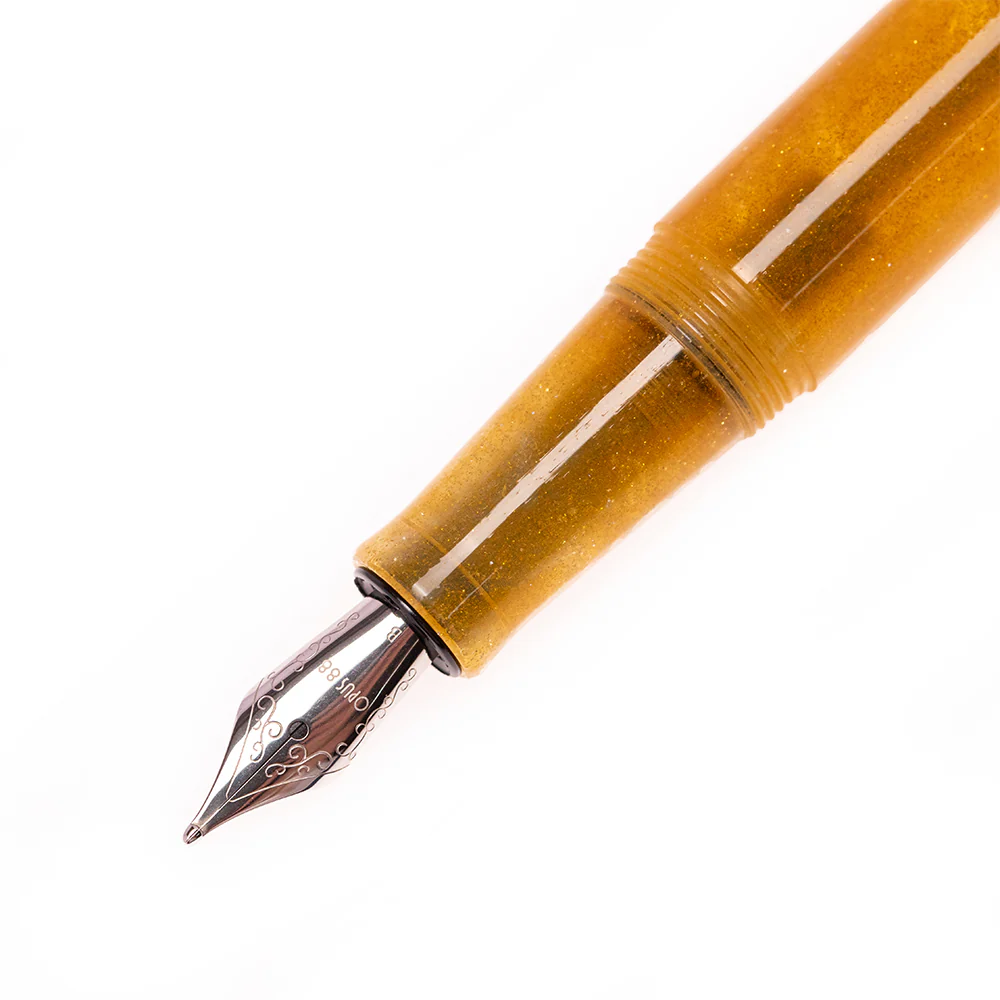 Opus 88 Koloro Eye Dropper Fountain Pen Gold - Image 3