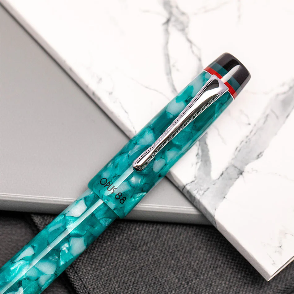 Opus 88 Minty Fountain Pen Light Blue - Image 7