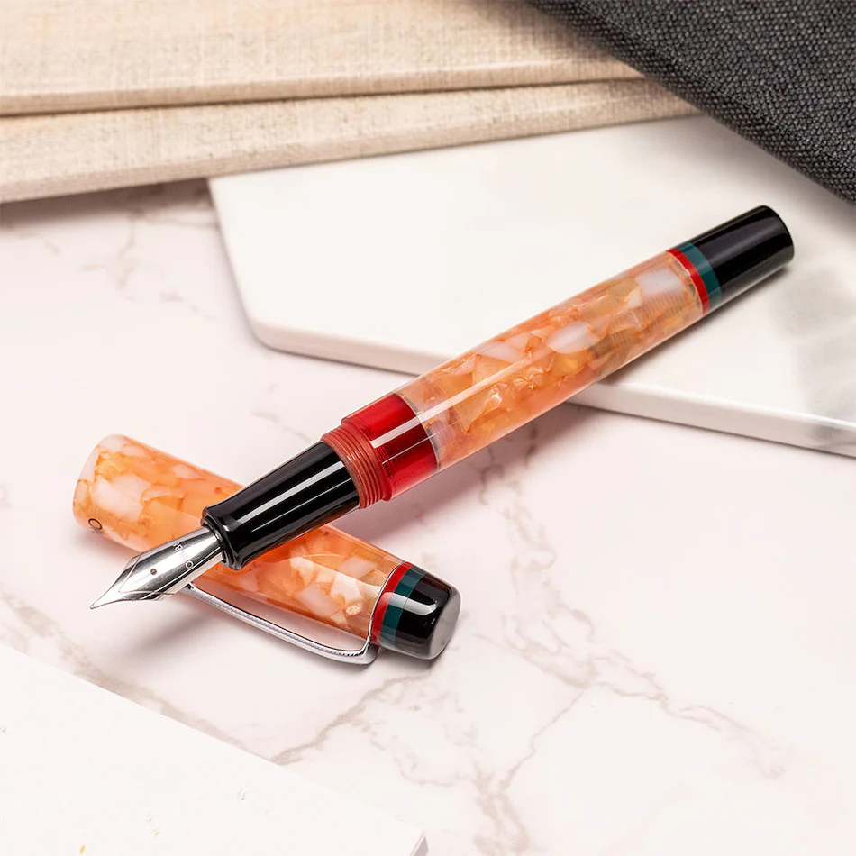 Opus 88 Minty Fountain Pen Orange - Image 2
