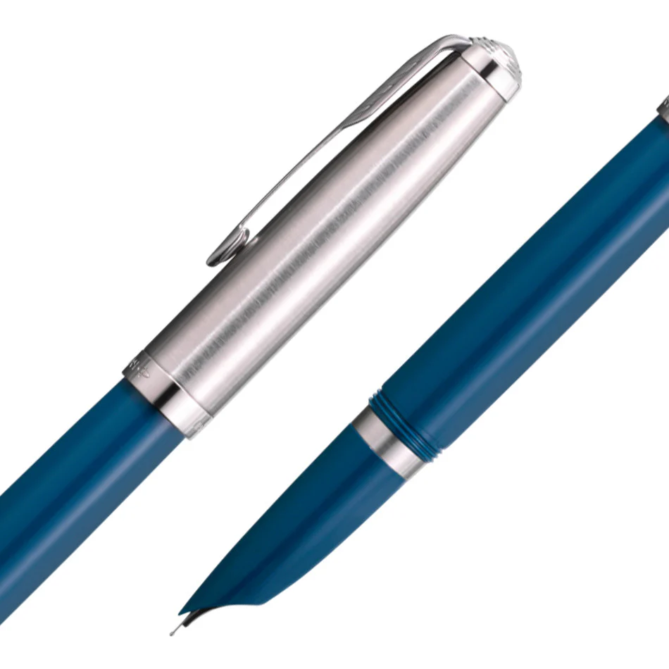Parker 51 Fountain Pen Teal Blue - Image 2