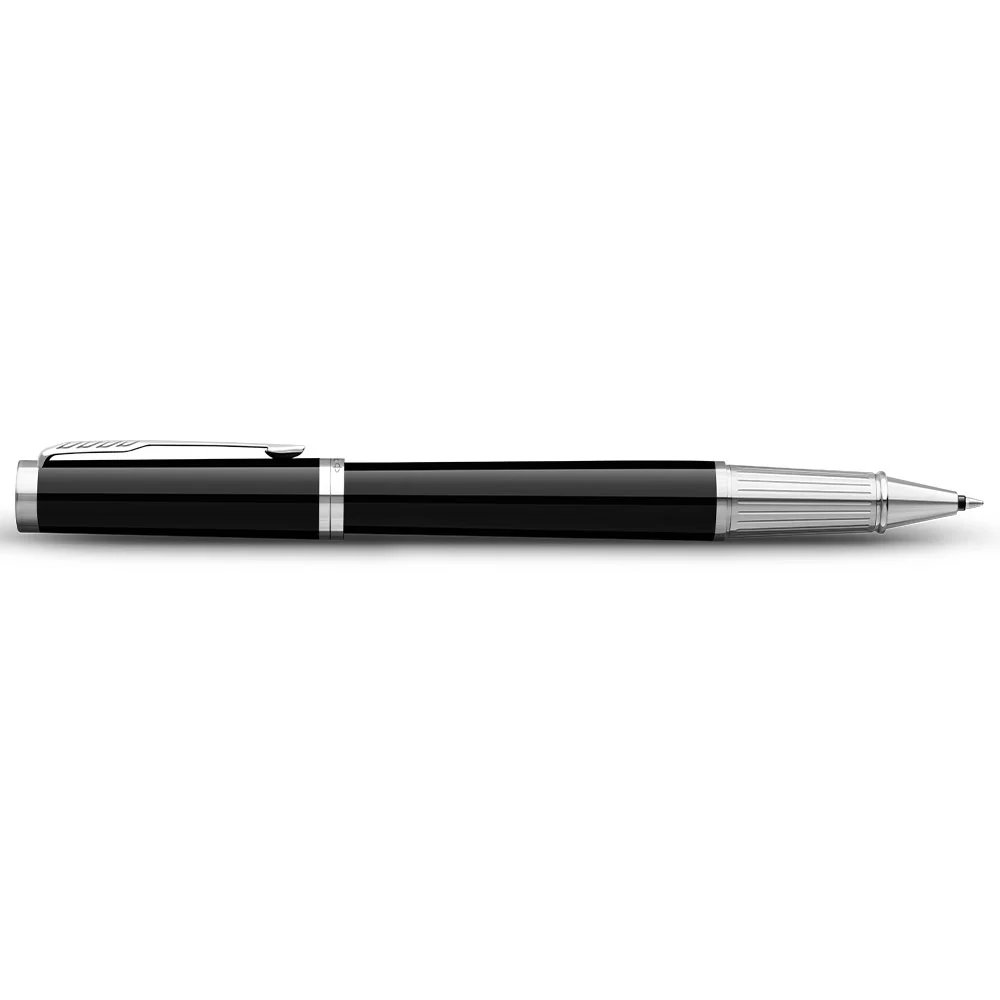 Parker Ingenuity Rollerball Pen Black with Chrome Trim - Image 2