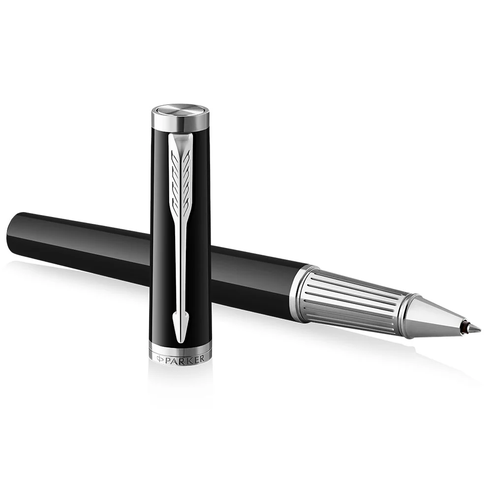 Parker Ingenuity Rollerball Pen Black with Chrome Trim - Image 3