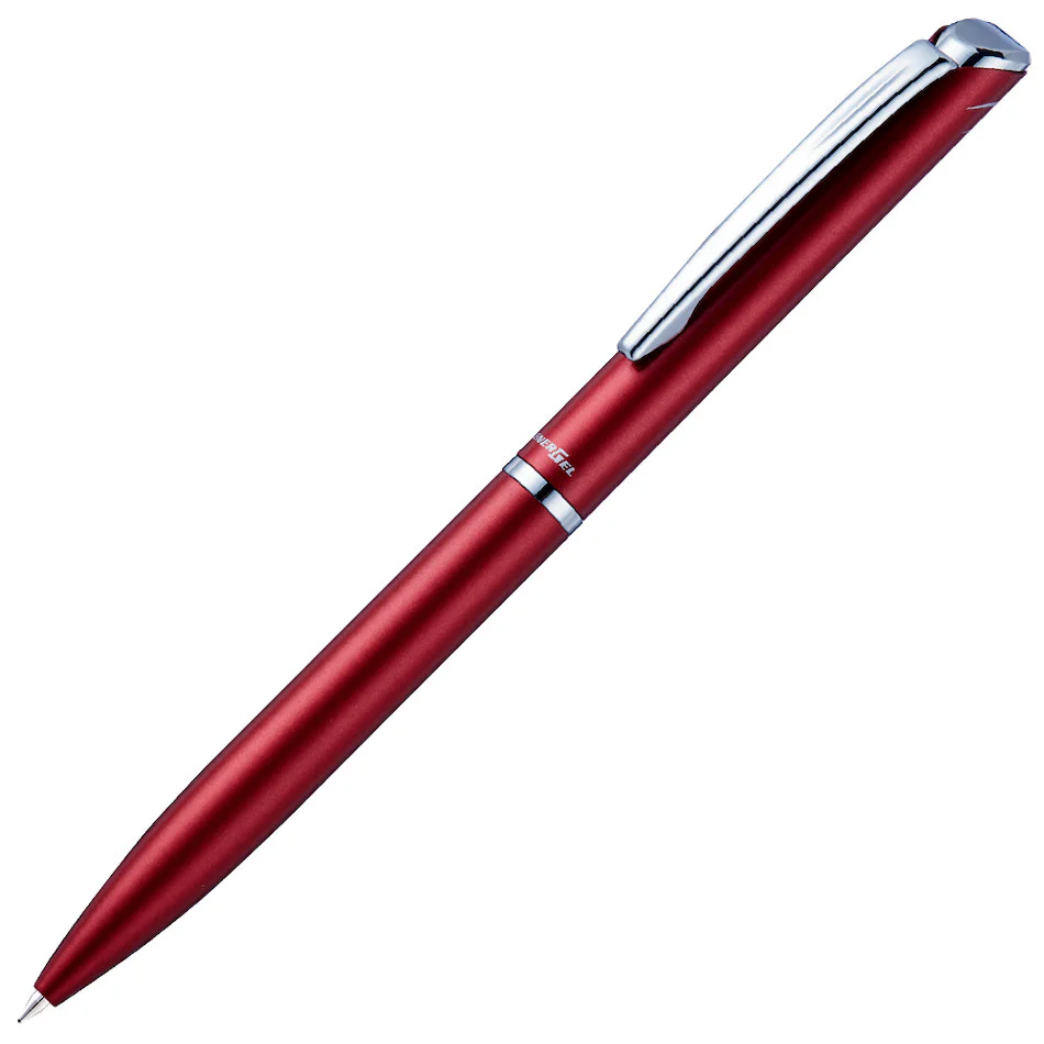 Pentel EnerGel Philography Retractable Rollerball Pen Red with Gift Box - Image 2