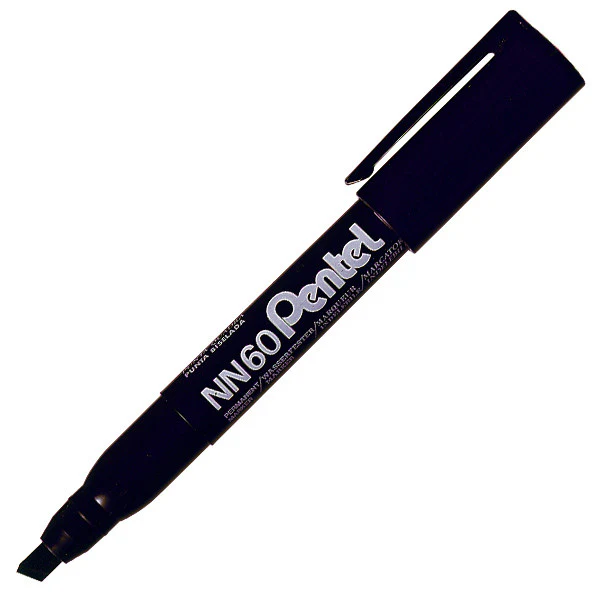 Pentel NN60 Green Label Chisel Tip Marker