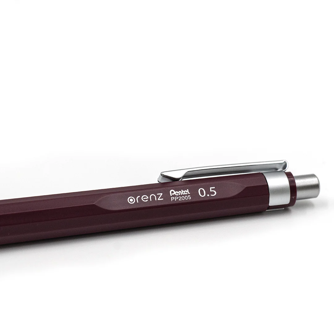 Pentel Orenz Mechanical Pencil 0.5mml Dark Red - Image 4
