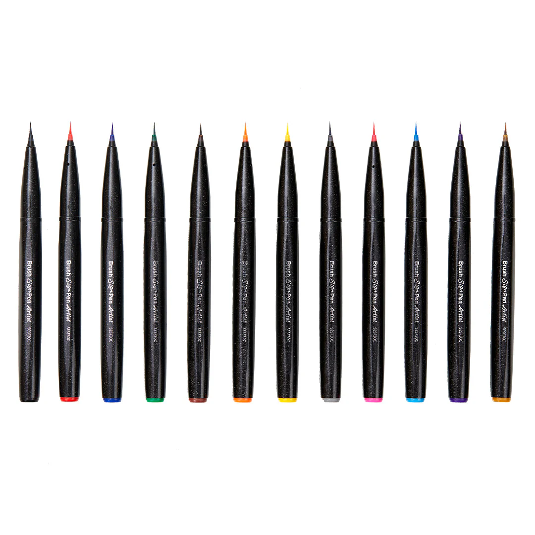 Pentel Touch Brush Sign Pen Artist - Image 15
