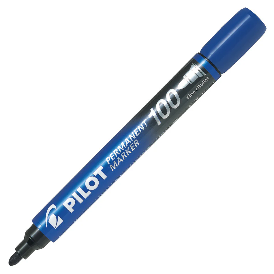 Pilot 100 Permanent Marker Bullet Tip - Image 2
