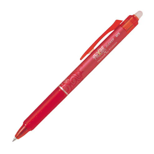 Pilot FriXion Clicker Erasable Rollerball Pen 05 Fine - Image 2