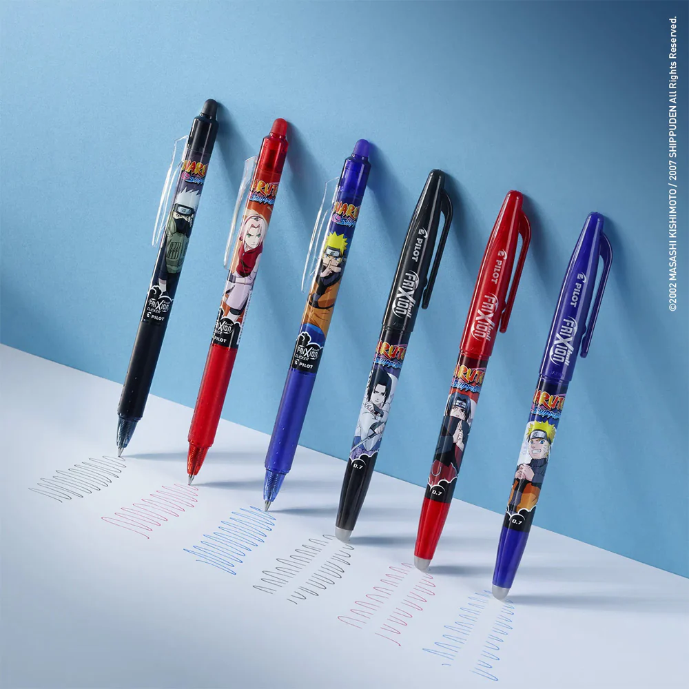 Pilot FriXion x Naruto Shippuden Limited Edition Set of 6 - Image 2