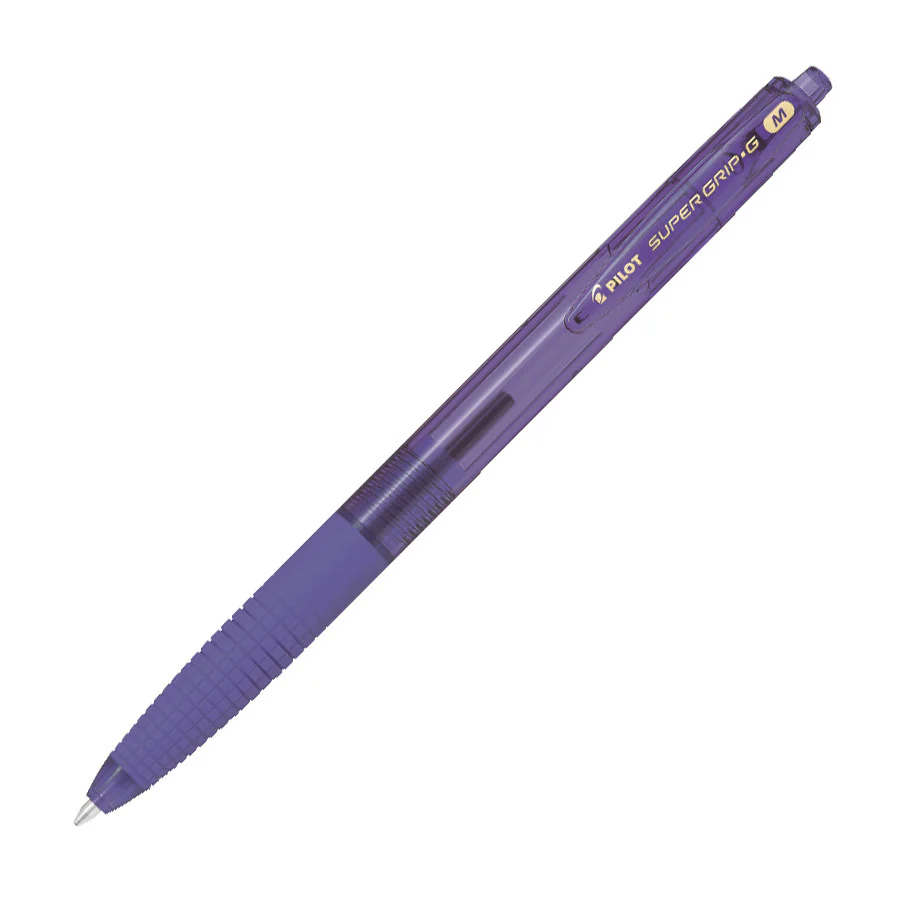 Pilot Super Grip G Retractable Ballpoint Pen Neon - Image 2