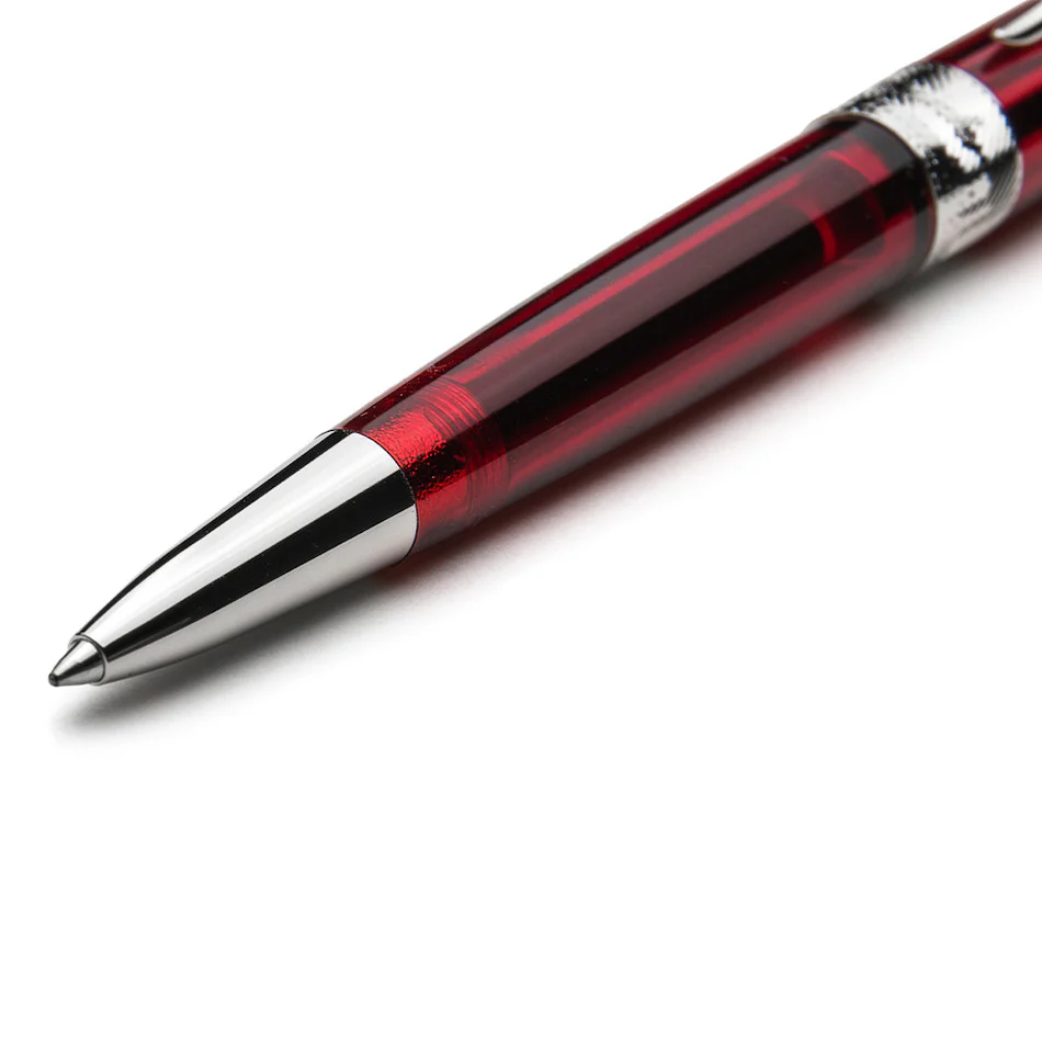 Pineider Avatar UR Demo Black Finitures Ballpoint Pen Wine Red - Image 2