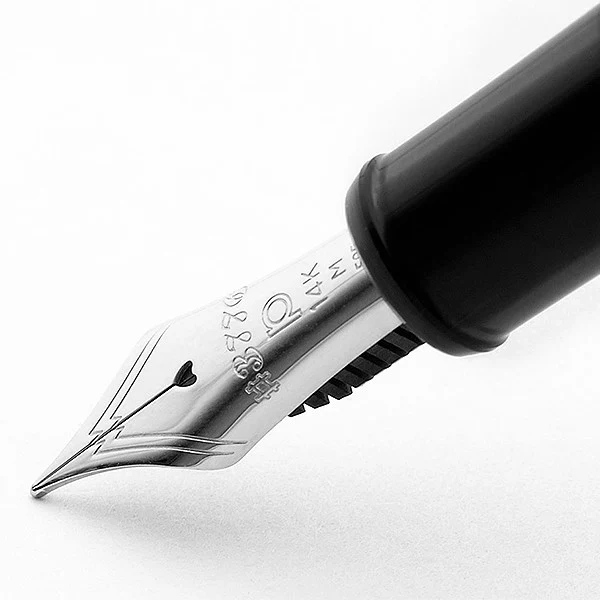 Platinum #3776 Century Fountain Pen Black Diamond with Rhodium Trim - Image 3