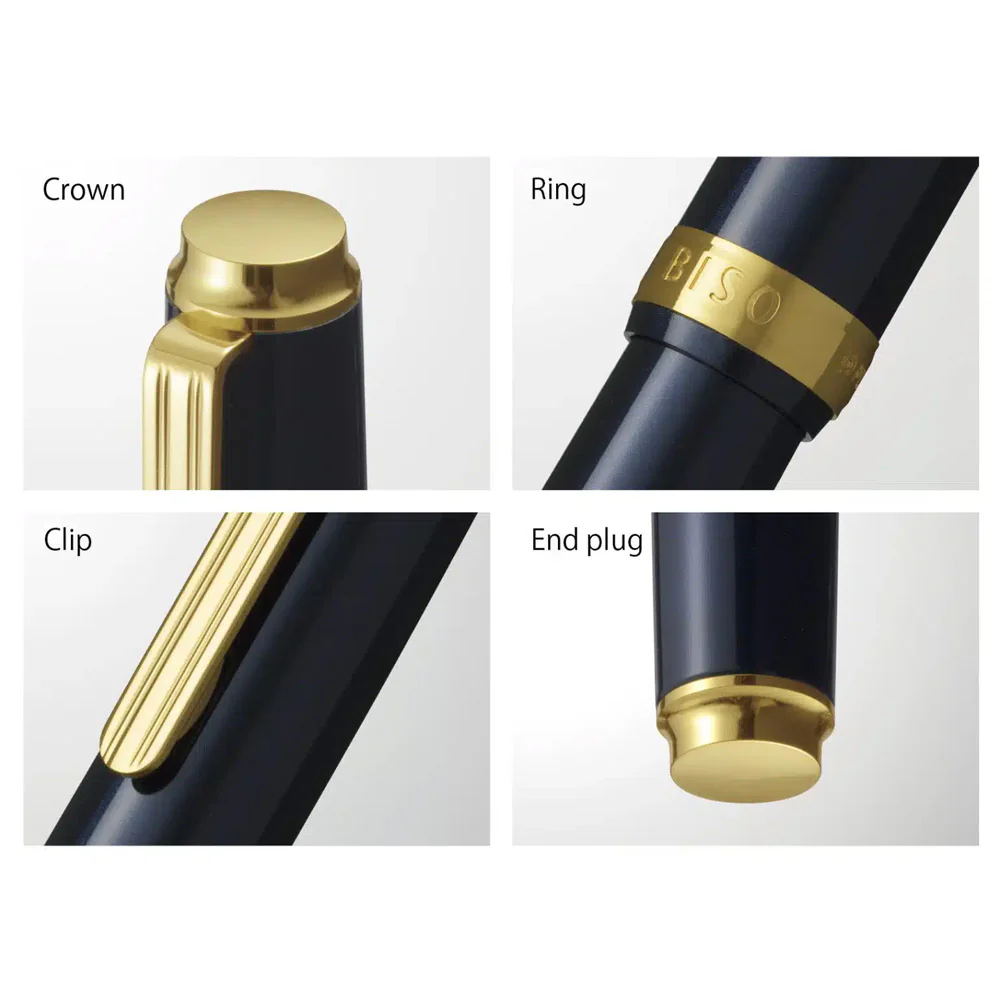 Platinum Biso Fountain Pen Nebula Black - Image 2