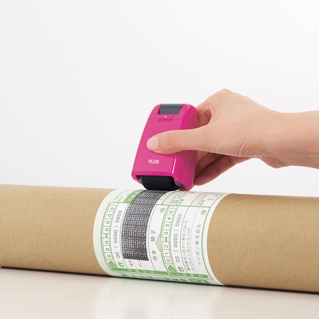 PLUS Camouflage Roller Stamp Pink - Image 2