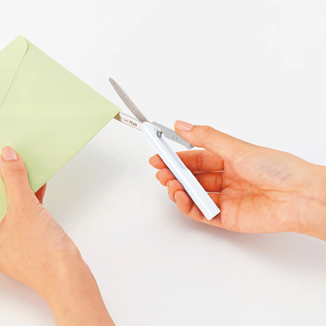PLUS Pocket Scissors White - Image 3