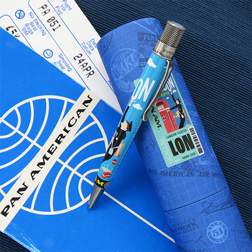 Retro 51 Pan Am London Poster Rollerball Pen - Image 3