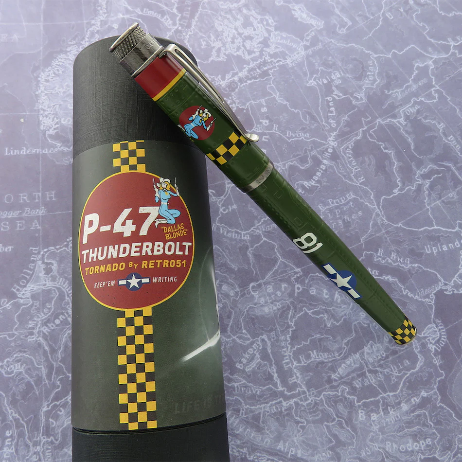Retro 51 Tornado Fountain Pen P-47 Thunderbolt - Image 4