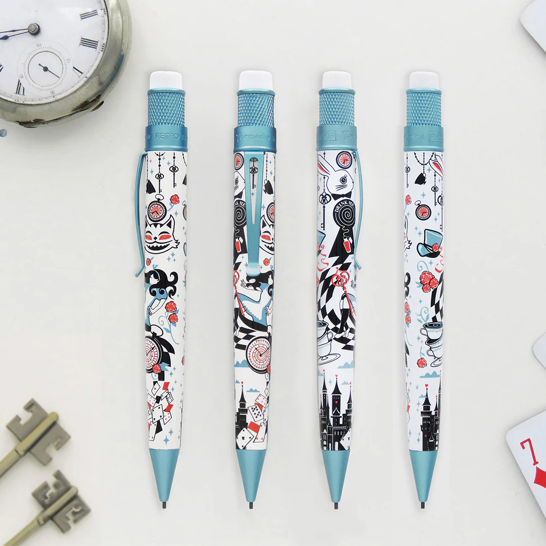 Retro 51 Tornado Mechanical Pencil Alice in Wonderland - Image 3