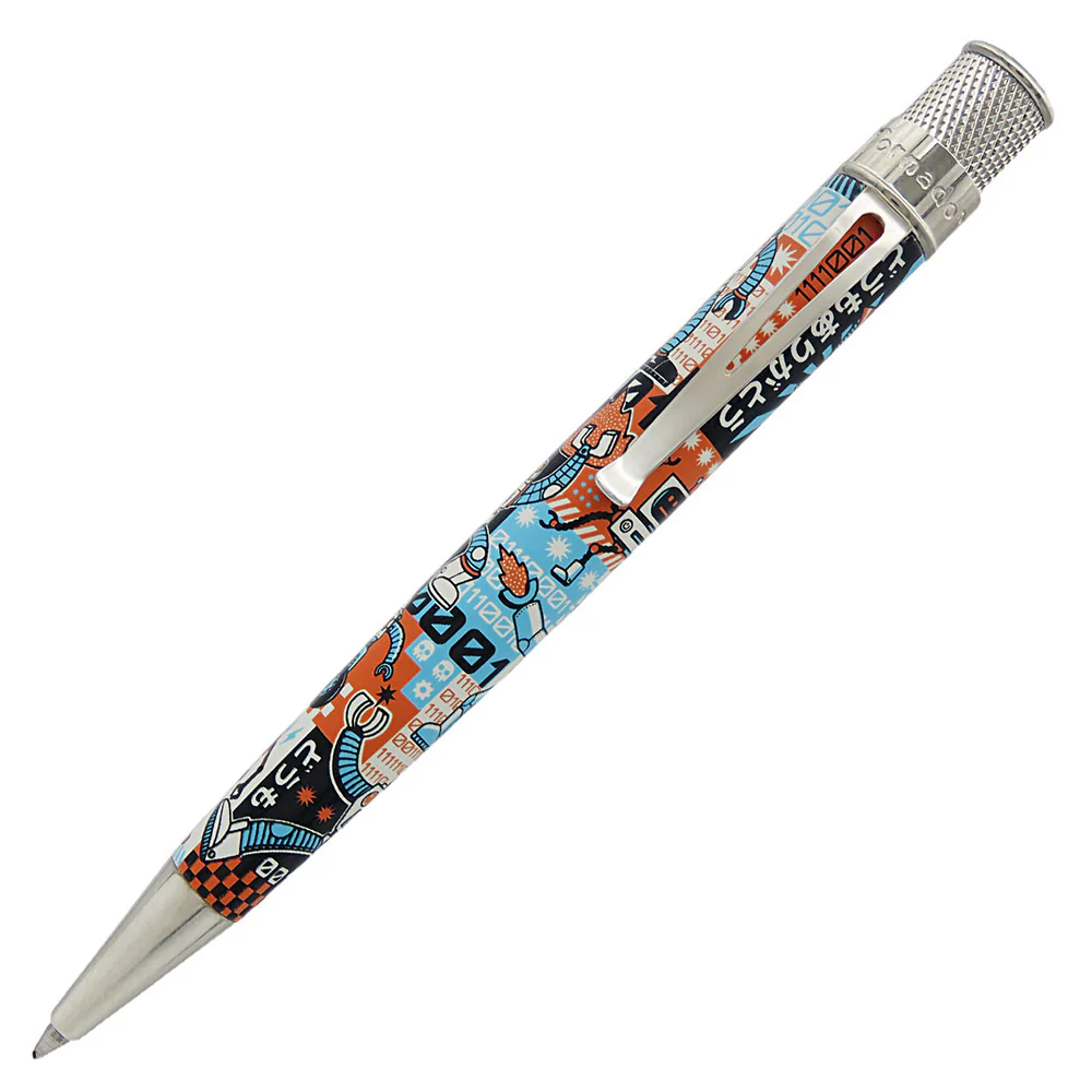 Retro 51 Tornado Popper Rollerball Pen ROBOT01 Limited Edition - Image 3