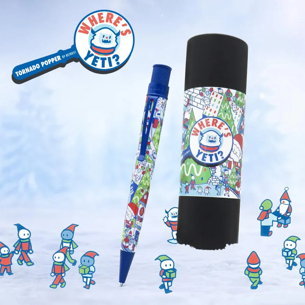 Retro 51 Tornado Popper Rollerball Pen Where's Yeti? Limited Edition - Image 2