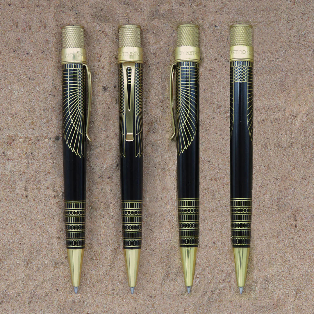 Retro 51 Tornado Vintage Metalsmith Rollerball Pen Cleopatra - Image 2