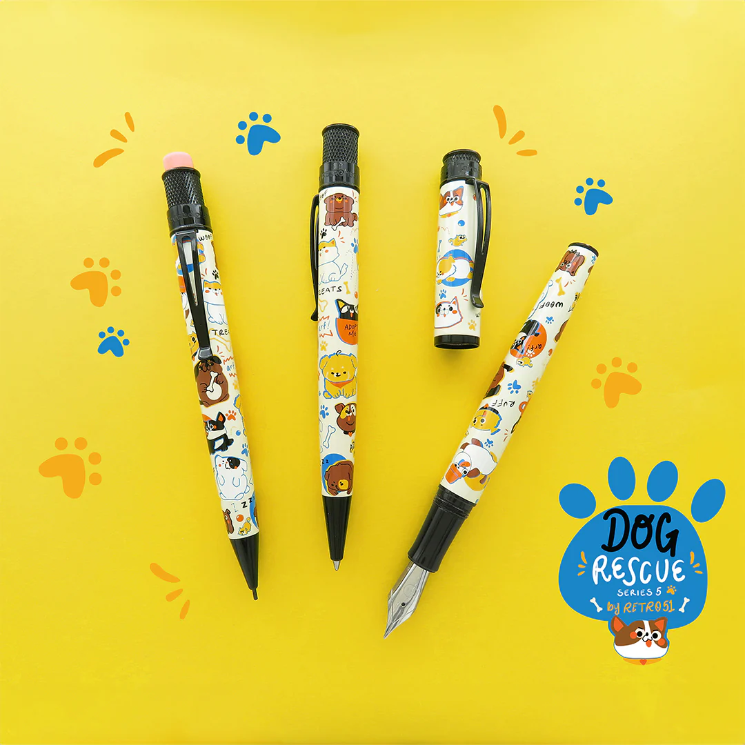 Retro 51 Tornado Rollerball Pen Dog Rescue #5 - Image 3
